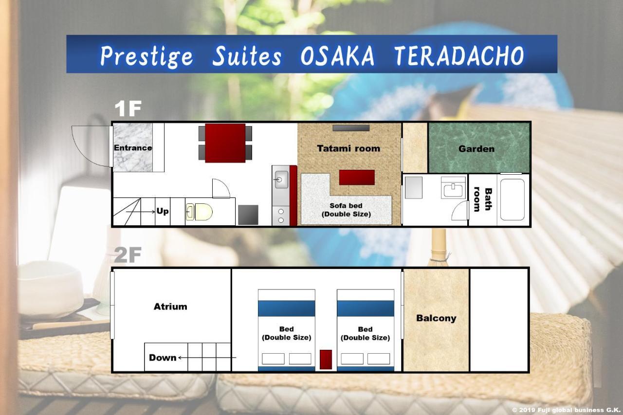 Prestige Suites Osaka Teradacho Extérieur photo